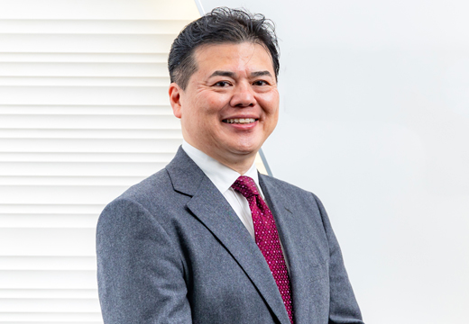 当社代表取締役社長の写真